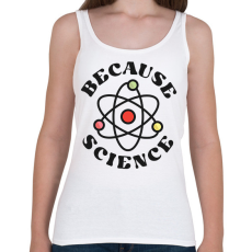 PRINTFASHION Tudomány - Női atléta - Fehér