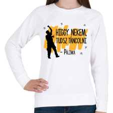 PRINTFASHION Tudsz táncolni - Pálinka - Női pulóver - Fehér női pulóver, kardigán