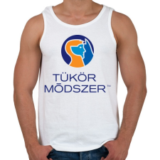 PRINTFASHION TukorModszerLogo-1095x960 - Férfi atléta - Fehér atléta, trikó