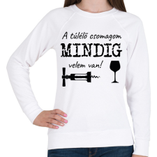 PRINTFASHION Túlélő csomag - Táska minta - Női pulóver - Fehér női pulóver, kardigán