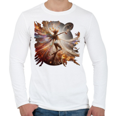 PRINTFASHION Tündér - Férfi hosszú ujjú póló - Fehér