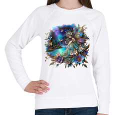 PRINTFASHION Tündér - Női pulóver - Fehér