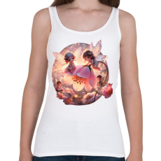 PRINTFASHION Tündérek - Női atléta - Fehér