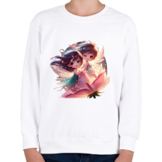 PRINTFASHION Tündérfiú és tündérlány - Gyerek pulóver - Fehér