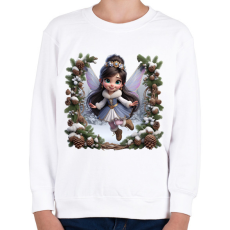 PRINTFASHION Tündérlány - Gyerek pulóver - Fehér