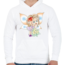 PRINTFASHION Tündibündi - Férfi kapucnis pulóver - Fehér női pulóver, kardigán