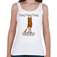 PRINTFASHION Tung Tung Tung Sahur - Női atléta - Fehér