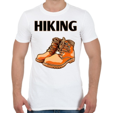 PRINTFASHION túrázás - Férfi póló - Fehér férfi póló