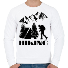 PRINTFASHION túrázás - Férfi pulóver - Fehér