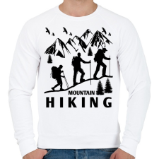 PRINTFASHION túrázás - Férfi pulóver - Fehér férfi pulóver, kardigán