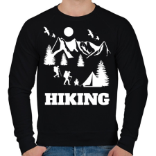 PRINTFASHION túrázás - Férfi pulóver - Fekete férfi pulóver, kardigán