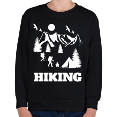 PRINTFASHION túrázás - Gyerek pulóver - Fekete