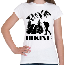 PRINTFASHION túrázás - Női póló - Fehér