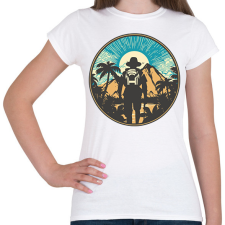 PRINTFASHION Túrázás - Női póló - Fehér női póló