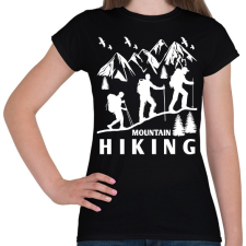 PRINTFASHION túrázás - Női póló - Fekete női póló