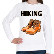 PRINTFASHION túrázás - Női pulóver - Fehér