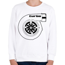 PRINTFASHION Turbo - Gyerek pulóver - Fehér gyerek pulóver, kardigán