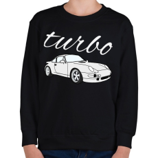PRINTFASHION Turbo - Gyerek pulóver - Fekete