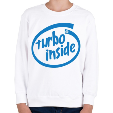 PRINTFASHION Turbo inside - Gyerek pulóver - Fehér gyerek pulóver, kardigán