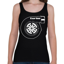 PRINTFASHION Turbo - Női atléta - Fekete női trikó