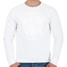PRINTFASHION Turul - Férfi pulóver - Fehér férfi pulóver, kardigán