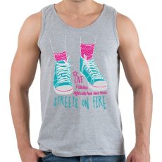 PRINTFASHION Tüzes utcák - Férfi atléta - Sport szürke