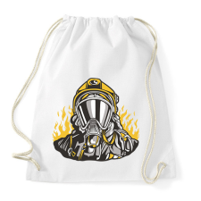 PRINTFASHION Tűzoltó - Sportzsák, Tornazsák - Fehér tornazsák