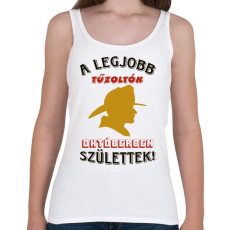 PRINTFASHION Tűzoltó szülinapja október - Női atléta - Fehér