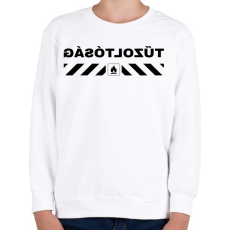 PRINTFASHION tűzoltósag-black - Gyerek pulóver - Fehér