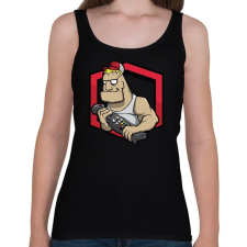 PRINTFASHION TV Troll - Női atléta - Fekete női trikó