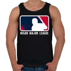PRINTFASHION TWD - Negan Major League - Férfi atléta - Fekete