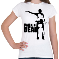 PRINTFASHION TWD sziluett - Női póló - Fehér
