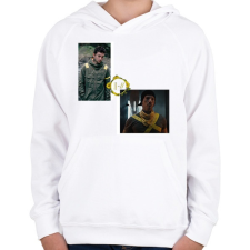 PRINTFASHION Twenty One Pilots - Gyerek kapucnis pulóver - Fehér gyerek pulóver, kardigán