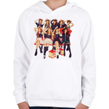 PRINTFASHION Twice csapat - Gyerek kapucnis pulóver - Fehér gyerek pulóver, kardigán