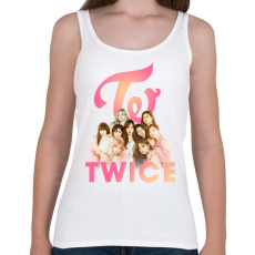 PRINTFASHION TWICE - Női atléta - Fehér