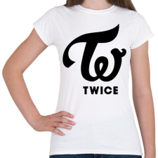 PRINTFASHION Twice - Női póló - Fehér női póló