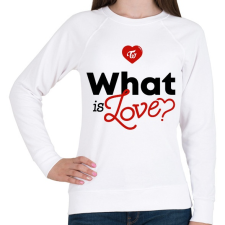 PRINTFASHION Twice: What is Love? - Női pulóver - Fehér női pulóver, kardigán