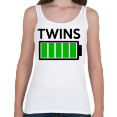 PRINTFASHION TWINS - Női atléta - Fehér