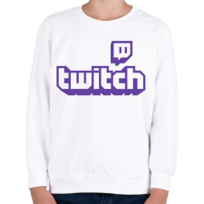 PRINTFASHION Twitch - Gyerek pulóver - Fehér gyerek póló
