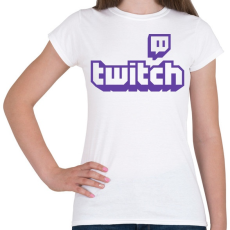 PRINTFASHION Twitch - Női póló - Fehér