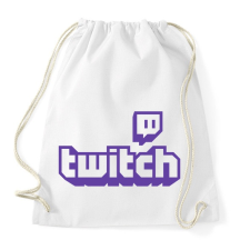 PRINTFASHION Twitch - Sportzsák, Tornazsák - Fehér tornazsák