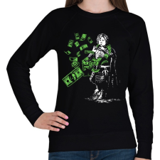PRINTFASHION Tyrion pénzeső - Női pulóver - Fekete női pulóver, kardigán