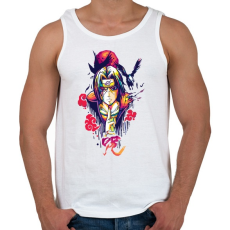 PRINTFASHION uchiha itachii - Férfi atléta - Fehér