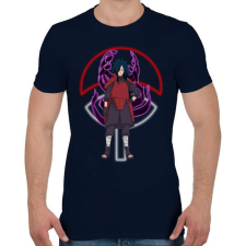 PRINTFASHION Uchiha Madara - Férfi póló - Sötétkék férfi póló