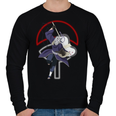 PRINTFASHION Uchiha Obito - Férfi pulóver - Fekete