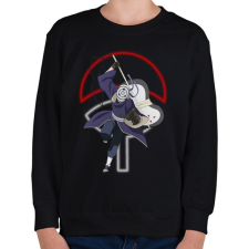PRINTFASHION Uchiha Obito - Gyerek pulóver - Fekete gyerek pulóver, kardigán