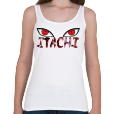 PRINTFASHION Ucsiha Itacsi eyes - Női atléta - Fehér női trikó