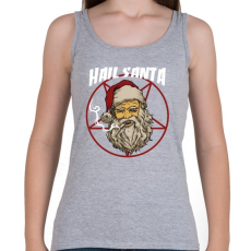 PRINTFASHION Üdvözöl a télapó - Női atléta - Sport szürke