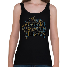 PRINTFASHION Úgy akarom - Női atléta - Fekete