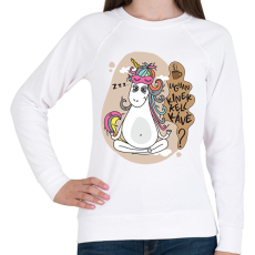PRINTFASHION Ugyan kinek kell kávé? - Női pulóver - Fehér